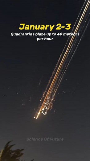 The Big 3 Meteor Showers of 2026 ☠️😍 #space #NASA #astronomy #sun #science #universe #galaxy #planets #earth | Science Of Future