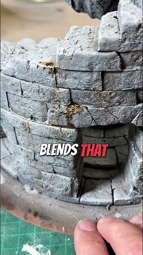Mind Blowing Miniature Stone Weathering Technique Makes Models POP!