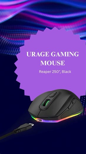 Hama India on Instagram: "Level up your gameplay with the uRage Reaper 250 Gaming Mouse! 🖱️ Get precision tracking up to 6,200 dpi thanks to the professional Pixart PMW3327 sensor. With 6 programmable buttons (including a DPI button), you have custom control right at your fingertips. Dominate the competition in style! [uRage gaming mouse, 6200 DPI mouse, programmable gaming mouse, wired gaming mouse, Pixart sensor, competitive gaming gear] #uRage #Reaper250 #HamaGermany"