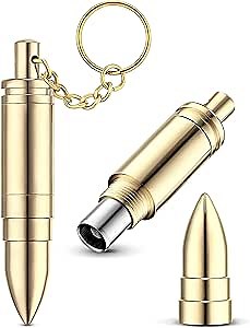 Mrs. Brog Gold Cigar Punch - Durable & Sturdy Keychain Cigar Cutter - Portable Cigar Draw Enhancer Tool in A Key Ring - Perfectly Handy for Travel