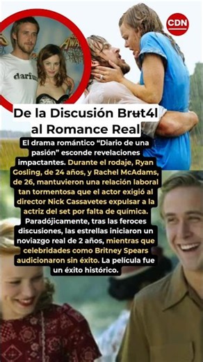 De la Discusión Brʉt4l al Romance Real: "Diario de una pasión" #shorts