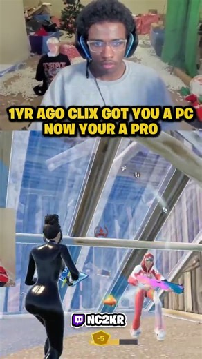 Clix bought me a pc and now I’m a pro #fortnite #fortniteclips #gaming
