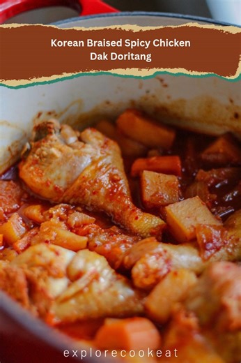 Warm up with a bowl of Korean comfort food: Dak-doritang!  This...