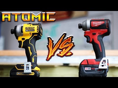 Best Compact Impact Driver - Dewalt Atomic (DCF809) VS Milwaukee Brushless (2850-20)