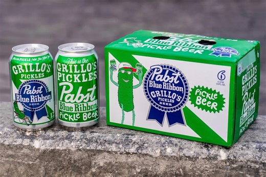 Pabst Blue Ribbon's pickle beer is a big 'dill.' See reporter taste test it.