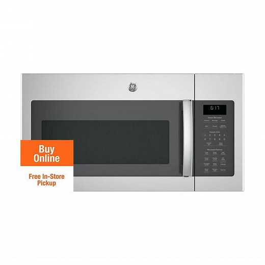 Reviews for GE 1.7 cu. ft. Over the Range Microwave with Sensor Cooking in Stainless Steel | Pg 1 - The Home Depot