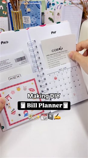 Planify Pro - Planner Design Program | Making a DIY Bill Planner 🧾✨💸 It has pockets to store your invoices, bill, receipts for each month 💖 Materials: - Regular Paper 80gsm -... | Instagram