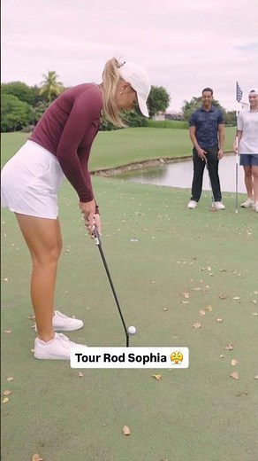 She Couldn’t Miss 🤝 #golf #lpga #proplayer #pga