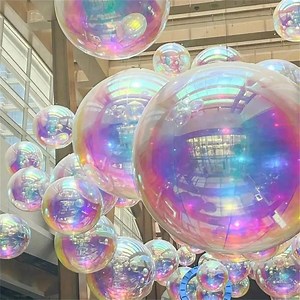 10in/22in/32in Rainbow Colorful 4D Holographic Balloon 4D Aluminum Foil Balloon Mermaid Rainbow Party Sparkling Party Decoration - Etsy