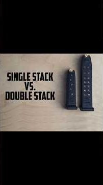Single or Double Stack? Which Holds More #guncomparison #2astrong #firearmseducation