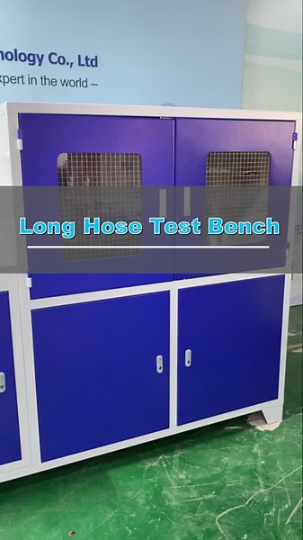 Long Hose Test Bench #hydraulictest #bursttest #leaktest #pressurehose #hydraulichose
