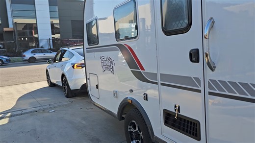 1.9K views · 2.5K reactions | Listen closely... I can't hear the sound of the towing engine! Isn't towing a caravan supposed to be noisy? 樂" Introducing the Mystic 12 small caravan: so lightweight, even an electric vehicle can tow it with ease. ⚡ Say goodbye to the days of needing a massive towing vehicle and enjoy a peaceful, whisper-quiet journey.  With Mystic 12, power isn't a necessity—comfort and convenience are. ️✨ | Fantasy Caravan | Facebook