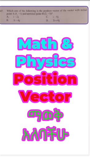 Position vector Gebeta Academy