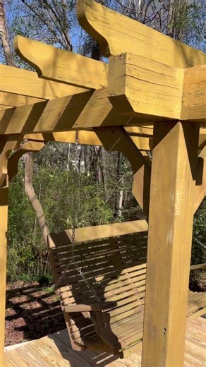 Swing trellis need a little help-better now 😍