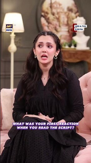 First Reaction After Reading Script? 🤔 | #HeyFam #DuaZahra #Shorts