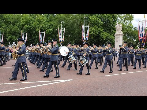 Royal Air Force 100th Anniversary Parade At Buckingham Palace.