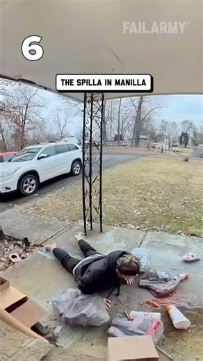 Ranking The Worst Porch Disasters 😂 #fails #viral