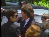 Kris and Bruce Jenner at OJ Simpsons Funeral