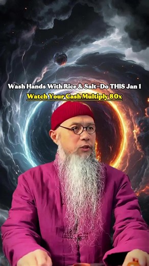 Wash Hands with Rice and Salt for Prosperity