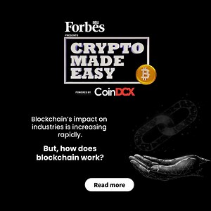 13K views | Blockchain is a decentralized ledger of all transactions across a peer-to-peer network. In simpler words, it is a digital notebook. Join us and learn about blockchain on #CryptoMadeEasy with Forbes India and CoinDCX - https://www.forbesindia.com/cryptomadeeasy/blogs/ #Partnered | Forbes India | Facebook