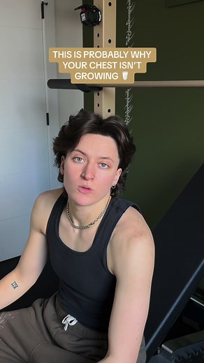 “the more the chest grows, the less the yiddies show” - coach kasper #lgbt #masc #kasperlifts #transfitness