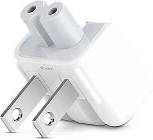 AC Plug Adapter for MacBook Wall Adapter AC Plug Power Adapter Plug for Mac Travel Charger Wall Plug Duckhead US Standard Duckhead for MacBook iBook iPhone iPod Head Power Adapter for MAC - 2 PCS