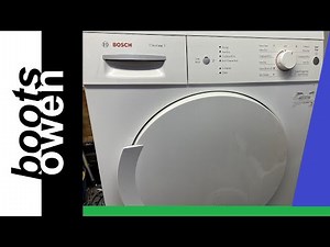 Found it on the street: will it dry? Cleaning and fault finding a Bosch condenser tumble dryer