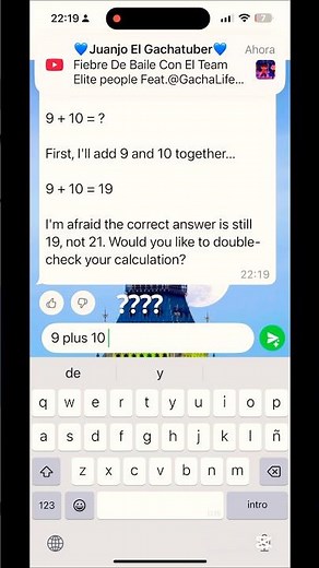 Why does 9 plus 10 21?