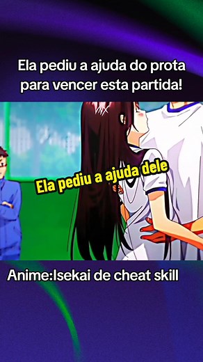 Ela pediu ajuda do protagonista para vencer a partida!