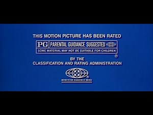 Imagine Entertainment/MPAA Rating Card (PG, 1995)