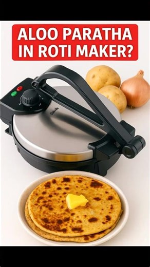 “Roti Maker Magic! 🫓 Aloo Pyaaz Paratha in Minutes 😍🔥” #rotimaker #alooparatha