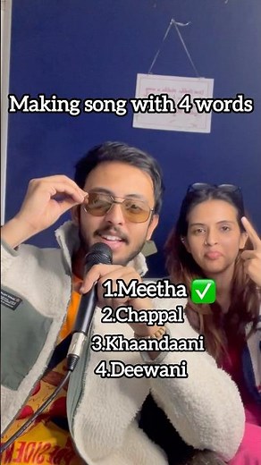 Making song with 4 random words. #music #hiphop