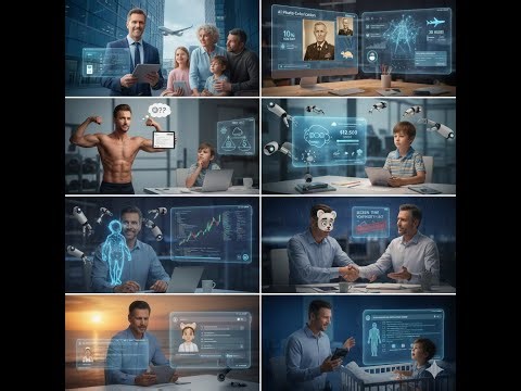 A 35 year old man using AI