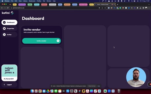 Estate Agent Onboarding in Kotini | Kieran Witt