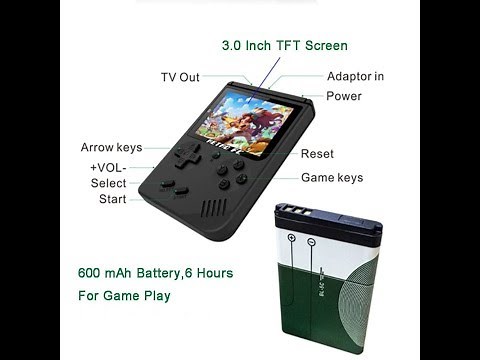 Console de jeux rétro déballage et Test