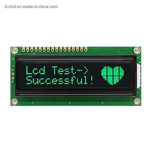 [Hot Item] Black Film OLED Display Effect 16X2 Character LCD Display Module 4/8 Bit Parallel/Spi Interface 1602 LCD Screen
