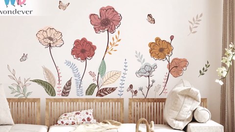 wondever Outer Space Rockets Wall Stickers Planets Star Spacecraft Astronaut Peel and Stick Wall Art Decals for Baby Nursery Boys Bedroom Playroom