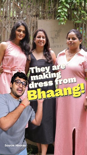 Himanshu Garg -Nature Talks on Instagram: "@shop_nivoraa are making clothes from bhaang 😍 #goodnews #reuse #recycle #upcycle #sustainable"