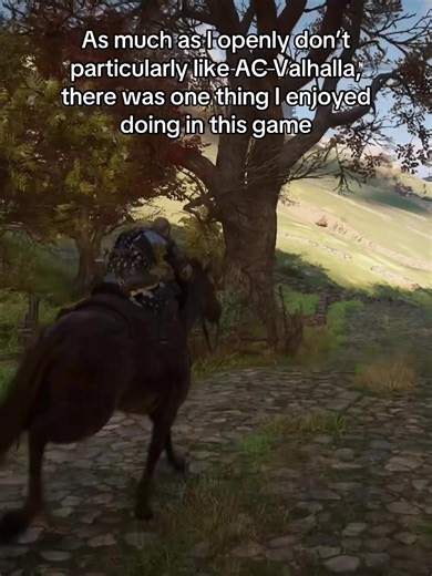 and that was exploring its beautiful gorgeous world with the Lord of the Rings soundtrack in the background 😌 #AssassinsCreed