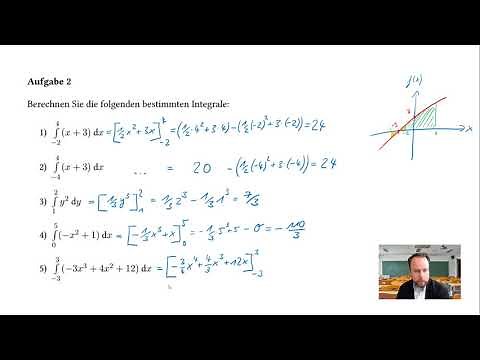 Aufgaben zur Integrationsrechnung / Integralrechnung