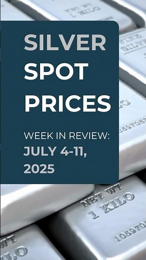 Silver Price Recap: Week of July 11, 2025