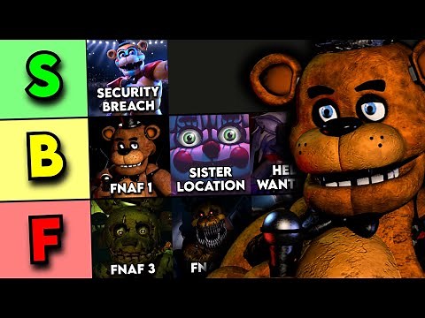 I Ranked EVERY SINGLE FNAF GAME...