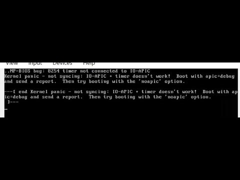 Metasploitable2 kernal panic - not syncing: IO-APIC error solution (Virtualbox) PERMANENT FIX
