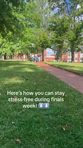 It’s important to de-stress during finals. Here are five effective ways to lower stress levels: 💜 Prioritize your goals and take them on one at a time: Focusing on everything you have to accomplish can be stressful. Create a realistic study schedule that includes breaks. Break down your study sessions into manageable chunks and prioritize tasks based on importance and deadlines. Having a well-organized routine can reduce feelings of overwhelm and increase productivity. 💛 Take a break and get a