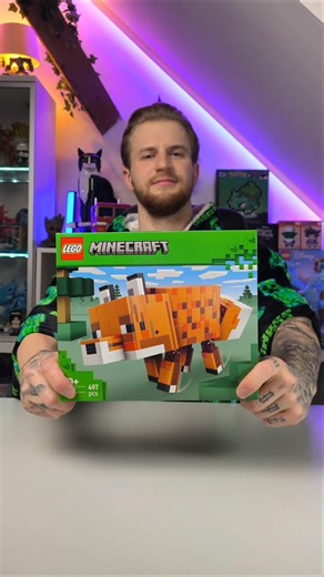 Let's build "LEGO - Minecraft | The Fox | 21588" with me🦊🟫 #lego #minecraft