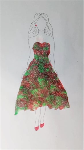 Painting with Arcylic! 🎨🎅✨ #shorts #art #artist #painting #drawing #christmas #creative #cute