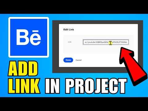 How To Add Link In Behance Project (2026) (Quick And Easy Guide)