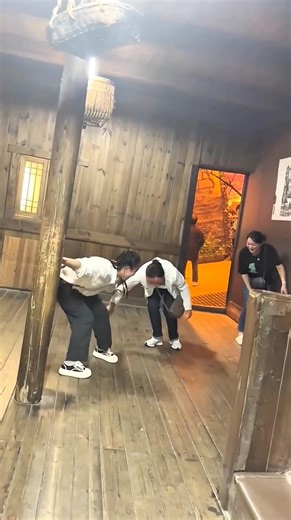 No one can stand up straight in this room #facts