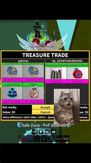 Perm Creation W or L trade 😱 in Blox Fruits Roblox #roblox #bloxfruits