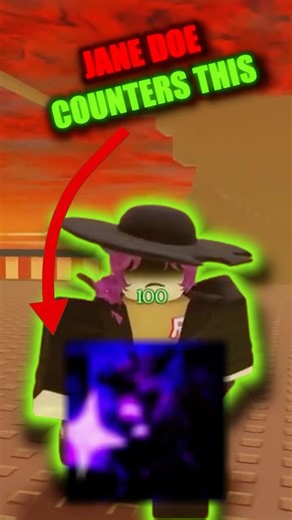 Jane Doe completely counters this killer #forsaken